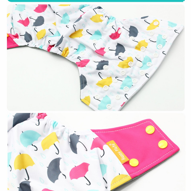 HappyFlute OS Bamboo Charcoal veekindel pestav taskumähe jõululaps beebimähkme 1 tk pakk