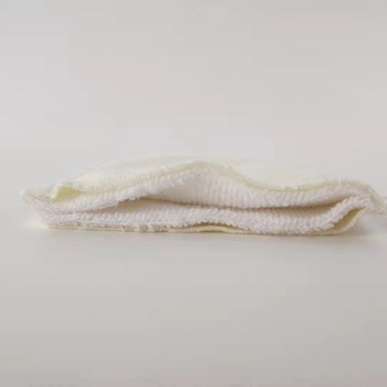 5 ΤΕΜ. Ένθετο πάνας υφασμάτινο που πλένεται 4 στρώσεις ένθετο μπαμπού 32x12,5 εκ. Επαναχρησιμοποιούμενο ένθετο υφασμάτινο πάνα μωρού