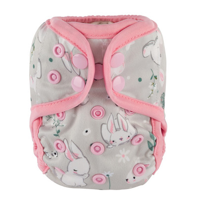 [Sigzagor]1 platnena pelenska navlaka za novorođenče Podesiva vodootporna PUL dvostruka umetka 4,4-10 lbs 2-5 kg