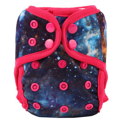 [Sigzagor]1 platnena pelenska navlaka za novorođenče Podesiva vodootporna PUL dvostruka umetka 4,4-10 lbs 2-5 kg