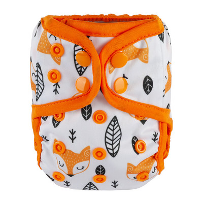 [Sigzagor]1 platnena pelenska navlaka za novorođenče Podesiva vodootporna PUL dvostruka umetka 4,4-10 lbs 2-5 kg