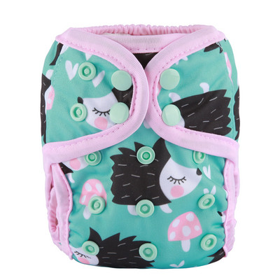 [Sigzagor]1 platnena pelenska navlaka za novorođenče Podesiva vodootporna PUL dvostruka umetka 4,4-10 lbs 2-5 kg