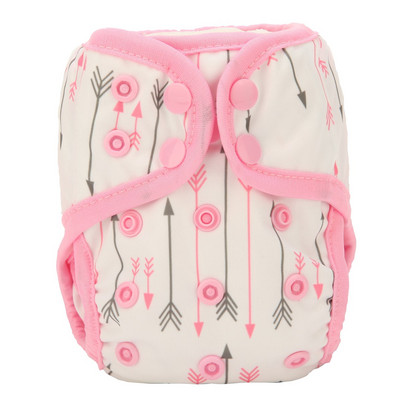 [Sigzagor]1 platnena pelenska navlaka za novorođenče Podesiva vodootporna PUL dvostruka umetka 4,4-10 lbs 2-5 kg