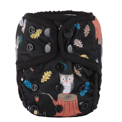 [Sigzagor]1 platnena pelenska navlaka za novorođenče Podesiva vodootporna PUL dvostruka umetka 4,4-10 lbs 2-5 kg