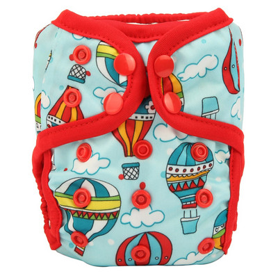 [Sigzagor]1 platnena pelenska navlaka za novorođenče Podesiva vodootporna PUL dvostruka umetka 4,4-10 lbs 2-5 kg