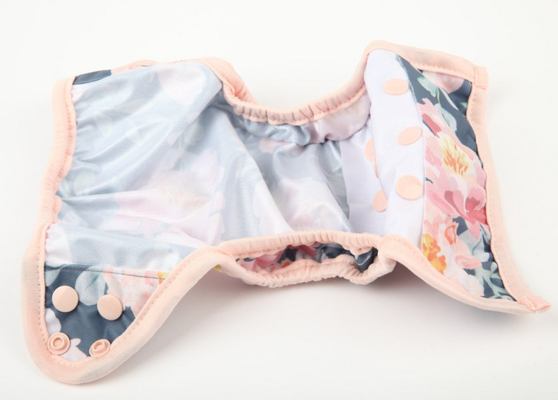 [Sigzagor]1 platnena pelenska navlaka za novorođenče Podesiva vodootporna PUL dvostruka umetka 4,4-10 lbs 2-5 kg