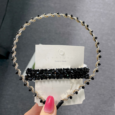 Agrafe de păr de primăvară de cristal de culoare dulce Ace Mărgele lucrate manual Barrete de păr pentru femei, fete, modă, accesorii de păr simple, accesorii pentru cap