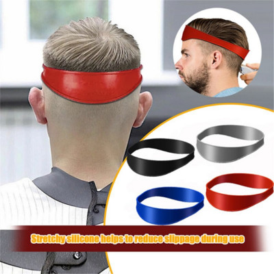 DIY Home Hair Trimming Home Haircuts Curved Headband Silicone Neckline Shaving Template and Hair Cutting Guide Hair Styling Tool