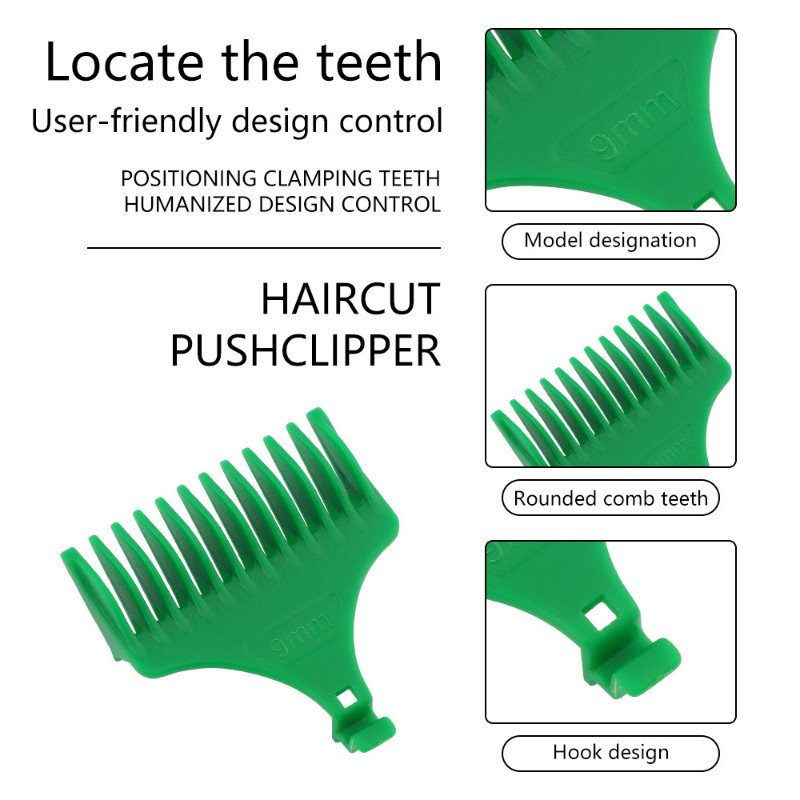 1 Σετ T9 Hair Clipper Guards Guide Cobs Trimmer Οδηγοί κοπής Εργαλεία styling Εξάρτημα Συμβατό 1mm 2mm 3mm 4mm 6mm 9mm