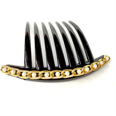 2022 Vintage Flower Crystal Juukseklambrid Mood Juuksekammid Plastikust läikivad juuksenõelad naistele Juukseaksessuaarid Kukuline peakate