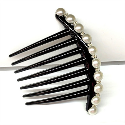 2022 Vintage Flower Crystal Juukseklambrid Mood Juuksekammid Plastikust läikivad juuksenõelad naistele Juukseaksessuaarid Kukuline peakate