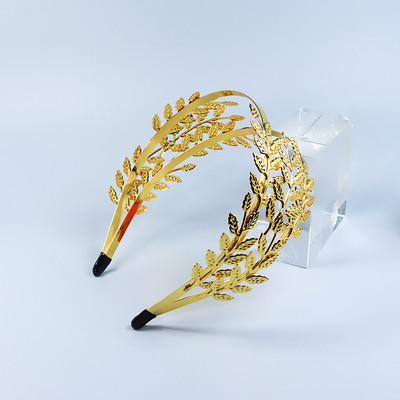 ZANLLOY Bohemia Leaves Bride Crown Hair Comb Comb Μόδα Γάμος Αξεσουάρ μαλλιών Φύλλα Γυναικεία Κλιπ κοσμήματα μαλλιών