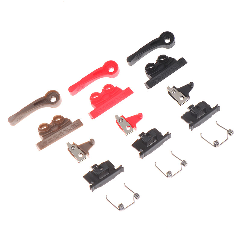 5 vnt. plaukų kirpimo mašinėlės pasukamos galvutės jungiklis reguliuojamo strypo atsarginės dalys elektrinėms kirpimo mašinoms 8591/8148