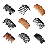 Hulgimüük Naiste juuksekammid Käsitsi valmistatud kivist peakatted Tüdrukute juukseaksessuaarid Top Clip Fikseeritud Ise isetegemine Soeng Disain Fikseeritud