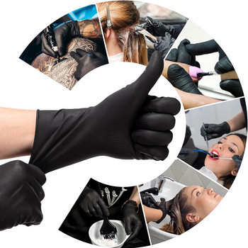 1 ζευγάρι επαναχρησιμοποιούμενα γάντια από καουτσούκ Επαγγελματικά γάντια βαφής μαλλιών Αξεσουάρ βαφής μαλλιών Γάντια βαφής για βαφή κομμωτηρίου