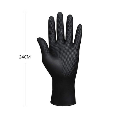 1 pora daugkartinių guminių pirštinių Profesionalios plaukų dažymo pirštinės Plaukų dažymo priedai Dažymo pirštinės, skirtos plaukų salono dažymui