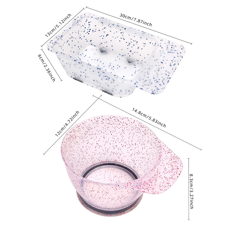 1 tk suure mahutavusega juuksurikauss Professionaalse salongi juuksevärviga värvimiskauss värvimissegamise imemiskauss