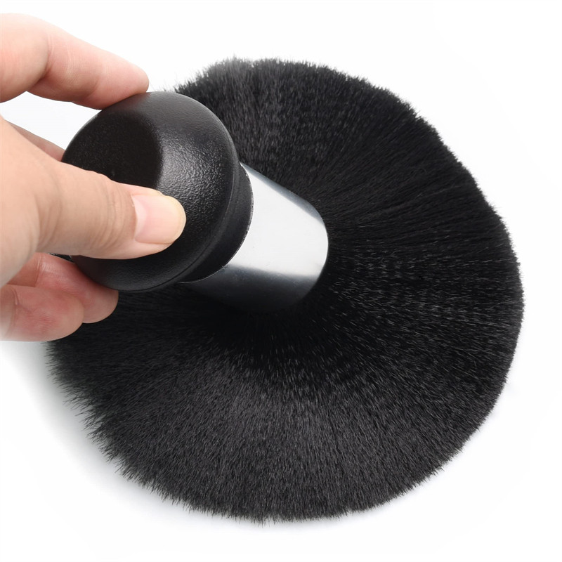 Brijač Četka za rezanje Profesionalna crna drška Frizerski pribor za čišćenje slomljene kose Salon Vrat Lice Prašina Alat za oblikovanje