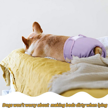Σορτς πάνα για σκύλους για κουτάβι Μεγάλο σκύλο Γυναικείο υγιεινό φυσιολογικό παντελόνι Εσώρουχα ρυθμιζόμενα επαναχρησιμοποιούμενα για μικρόσωμο σκύλο