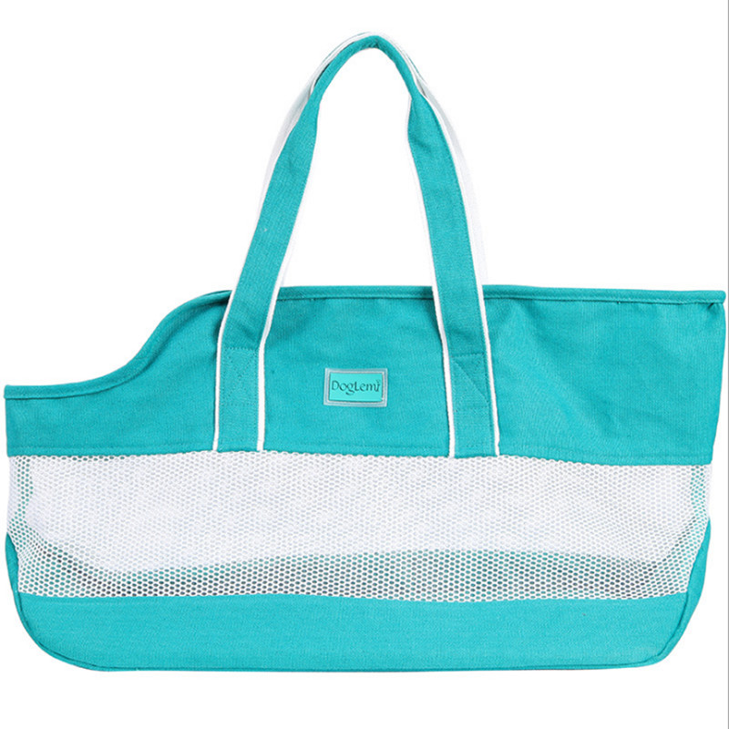 Új, légáteresztő, kényelmes kisállattáska macska és kutya kimenő táska Hordozható egy vállú, ferde fesztávú táska kisállat kézitáska