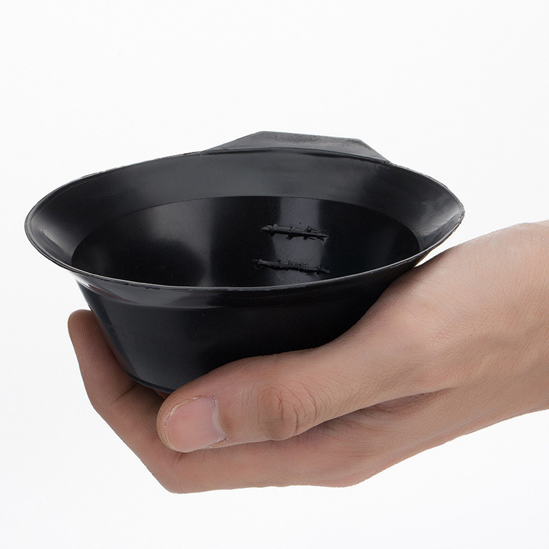 4 tk/komplekt musta juuksevärvimise tarvikute komplekt juuksevärvimiseks värvimiseks kammi segamishari plastikust värvi segamiskauss DIY juuste kujundamise tööriist
