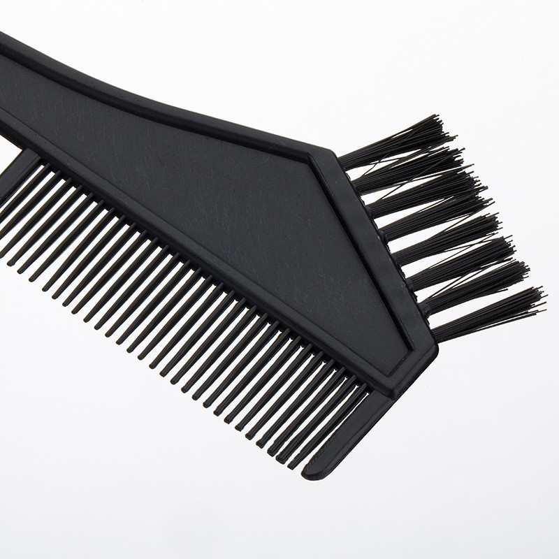 4 tk/komplekt musta juuksevärvimise tarvikute komplekt juuksevärvimiseks värvimiseks kammi segamishari plastikust värvi segamiskauss DIY juuste kujundamise tööriist