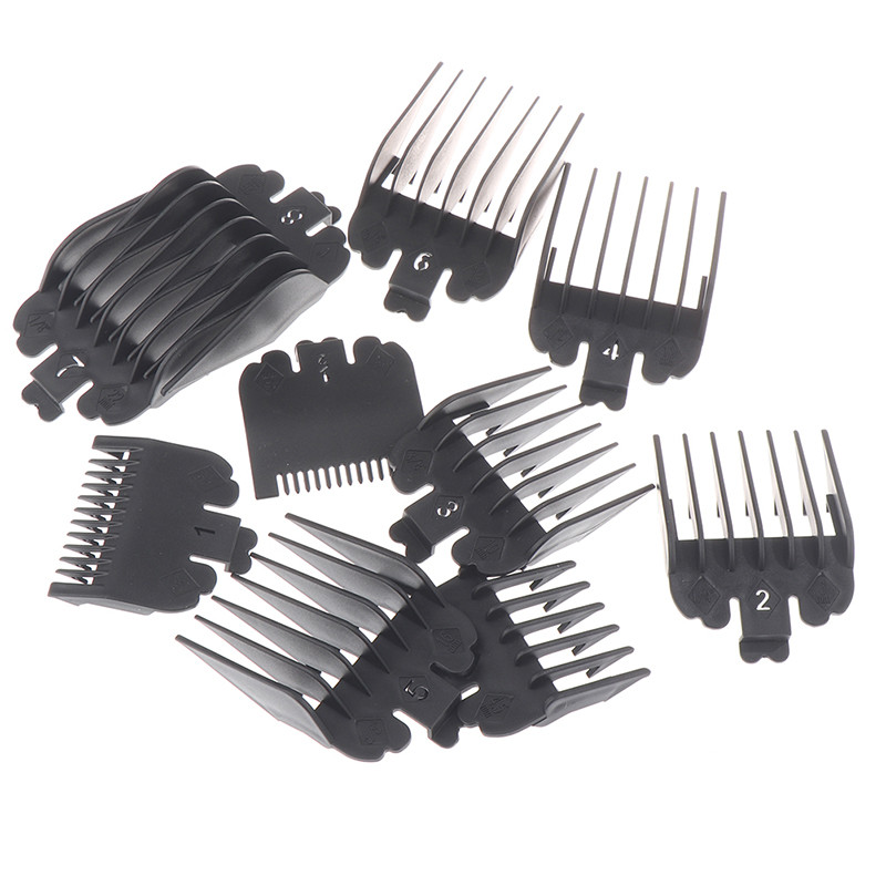 8/10Pcs 1,5-25mm Universal Hair Clipper Limit Comb Guide Limit Comb Trimmer Guards Attachment Επαγγελματικά εργαλεία κομμωτικής