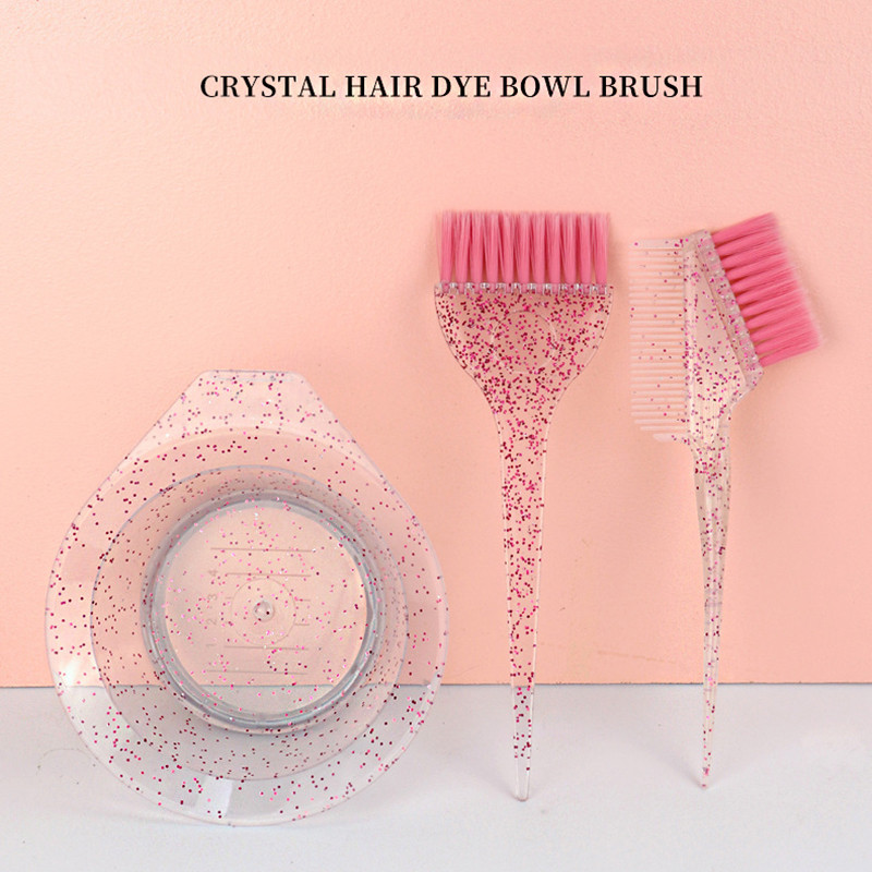 Zdjela za pečenje kose, kapa četke za šišanje i bojanje kose, prozirni mat, zdjela za bojanje kose, frizerski salon, frizerski salon