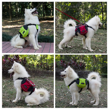 TAILUP Полиестерни дисаги за домашни кучета Пакет Hound Пътуване Къмпинг Туризъм Раница Седлова чанта за малки, средни големи кучета Безплатен подарък
