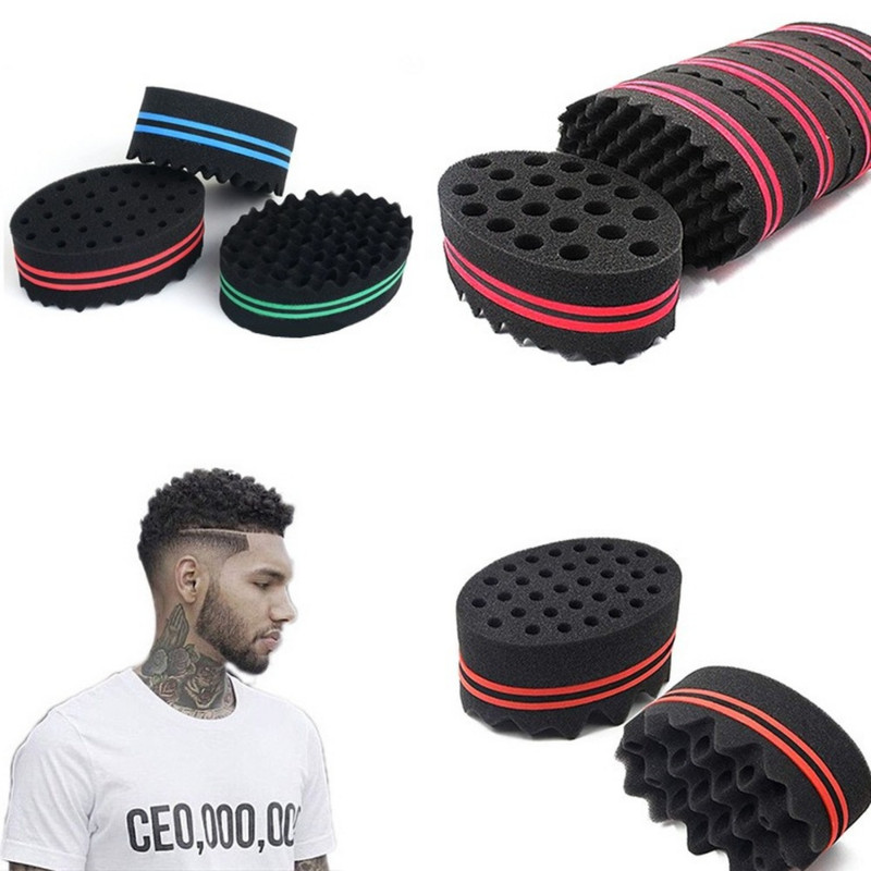 Aafrika juuksehooldus Stiilitööriistad Twist Afro-juuksekamm Käsn-kindad Juuksurisalong Käsn-lokid Kahvlikamm Salong Juuksuritööriistad