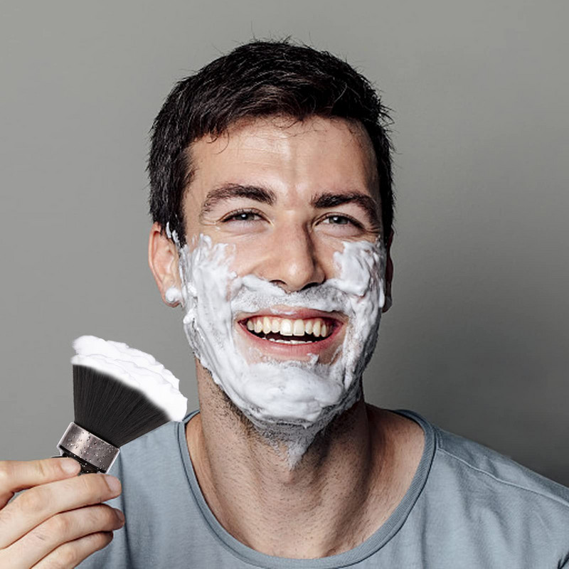 Četka za prašinu za vrat Brijač Prsten za šišanje Prsten za čišćenje Drška Salonski alat Mekana četka Uklonite slomljenu kosu Vrat Lice Velike četke