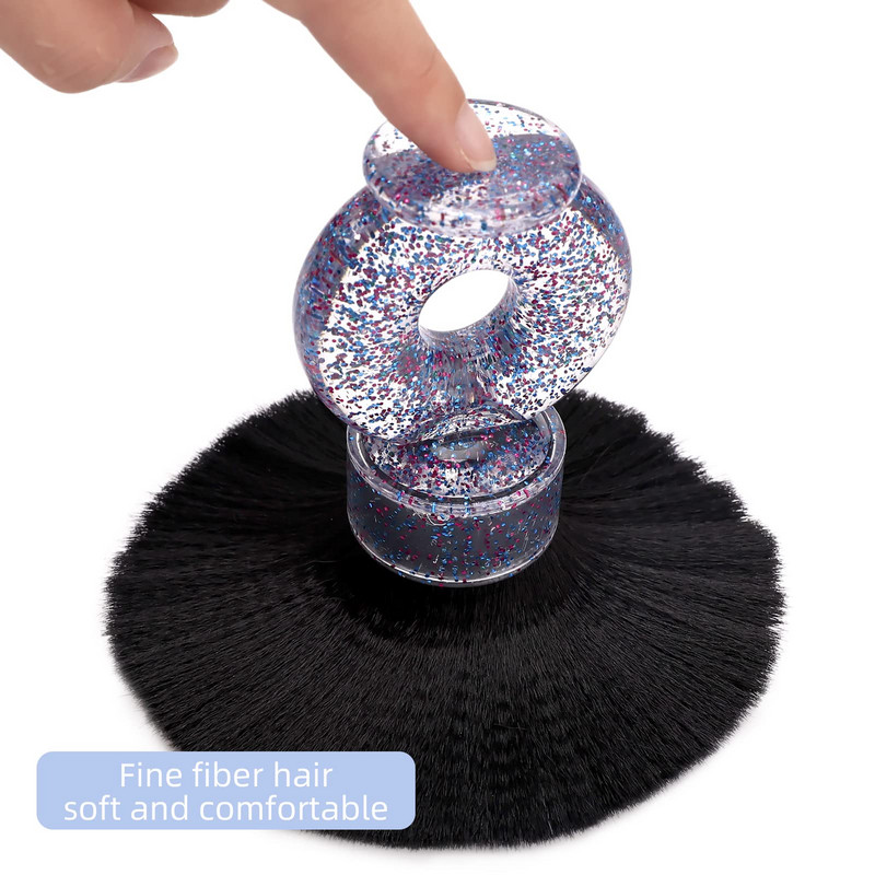 Četka za prašinu za vrat Brijač Prsten za šišanje Prsten za čišćenje Drška Salonski alat Mekana četka Uklonite slomljenu kosu Vrat Lice Velike četke