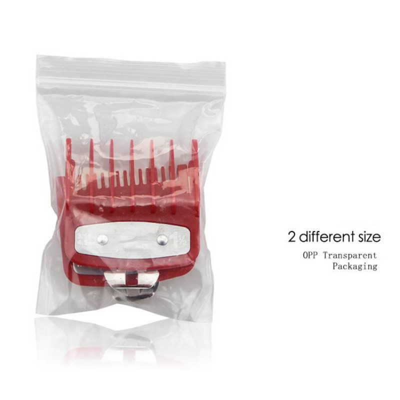 2 bucăți/set 1,5 mm + 4,5 mm pieptene de tuns pieptene de tuns limita de tăiere piepteni standard pentru atașare piese accesorii pentru tuns păr