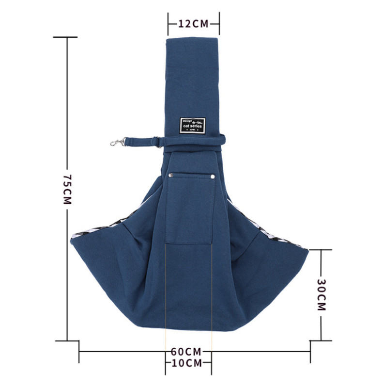 Nosiljka za pse i mačke Handsfree Reverzibilna torba za kućne ljubimce Papoose Bag Meka torbica i dizajn torbe pogodan za putovanja na otvorenom