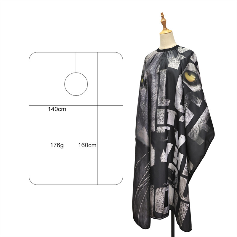 Kuum müük juuksurisalong Juuste lõikamine riie salong Veekindel kleit Reguleeritava sulguriga juuksuri põll Mittekleepuvad juuksuri keebid