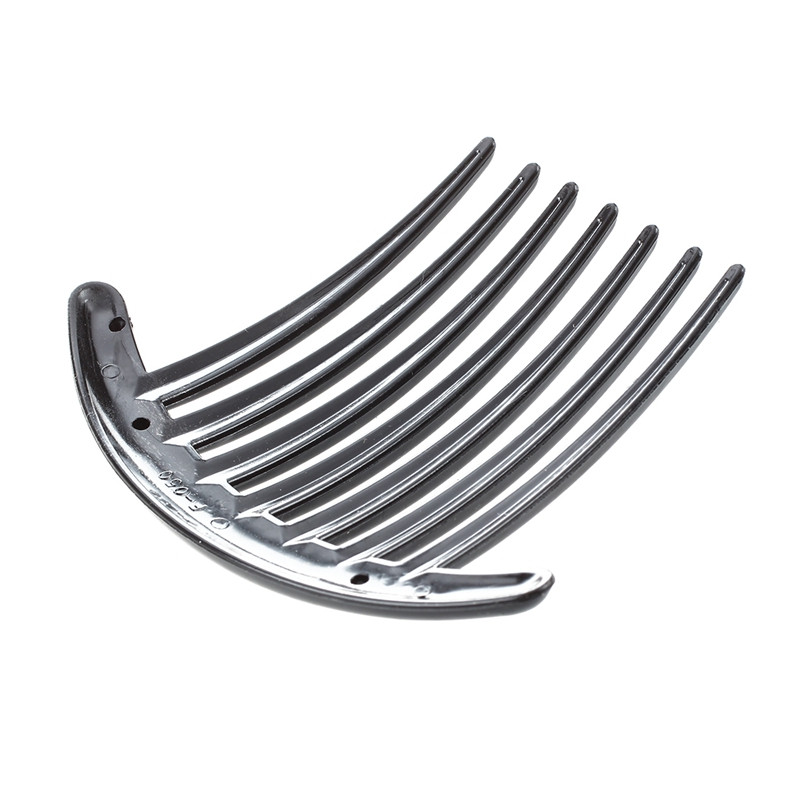 4 vnt. Plaukų šukuotų segtukų priedai Plastikiniai moteriški moteriški mados juodi