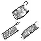 Banaani juukseklamber Kahepoolne laisk juuste lokirull Naiste juuksekamm Lihtne paksude juuste kujundamise tööriist hobusesaba juuste aksessuaarid