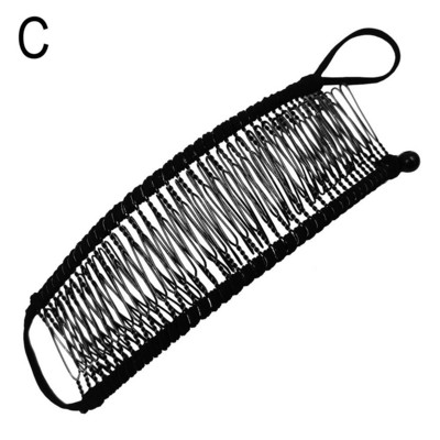 Banaani juukseklamber Kahepoolne laisk juuste lokirull Naiste juuksekamm Lihtne paksude juuste kujundamise tööriist hobusesaba juuste aksessuaarid
