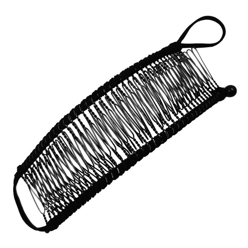 Banaani juukseklamber Kahepoolne laisk juuste lokirull Naiste juuksekamm Lihtne paksude juuste kujundamise tööriist hobusesaba juuste aksessuaarid