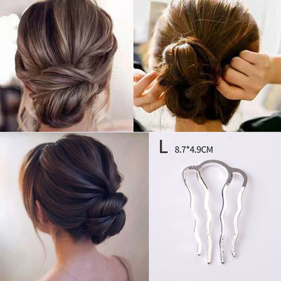 Γυναικείες φουρκέτες Κλιπ styling Fluffy Stick Bun Maker Πλαστικό εργαλείο πλέξης Θήκη για αλογοουρά Χτένες Αξεσουάρ κλιπ μαλλιών