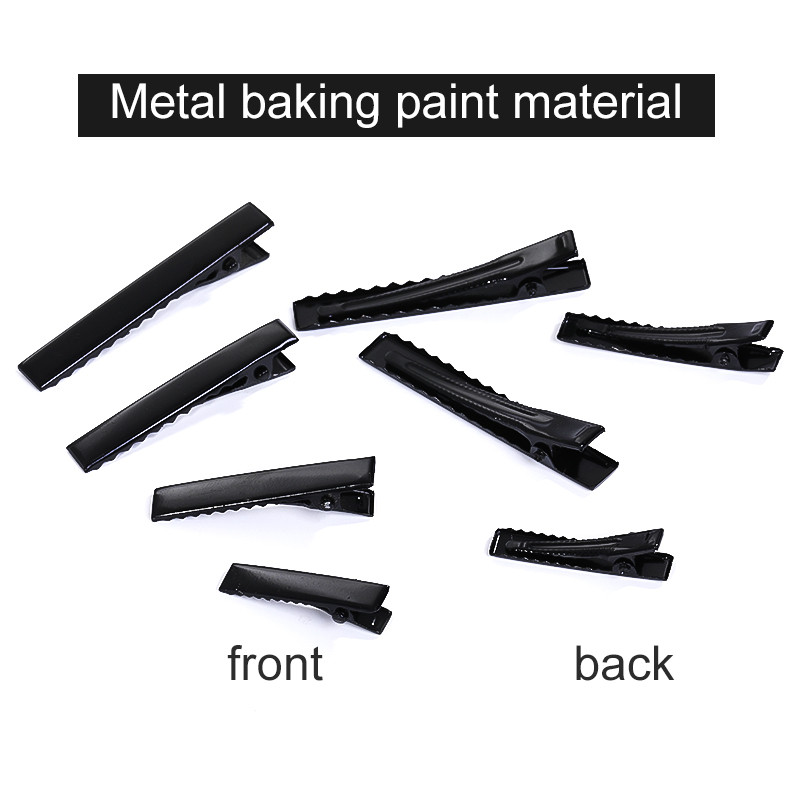 20/50 kom. Crna kopča za pačji kljun Dodaci za kopču za kosu Pokrivala za glavu 3,2/4/4,5/5,5 CM Nalazi ukosnica Krokodilska kopča Masivne metalne ukosnice