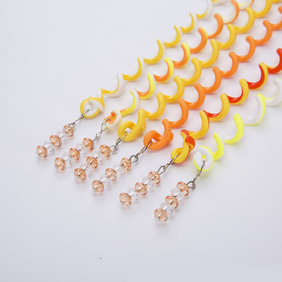 Lapsed juuste kujundamine Tööriistad Aksessuaarid Tüdrukutele Trend Pika punutud nööriga klamber juustele Peapael Curling paruka lipsud hobusesaba hoidja juuksepael