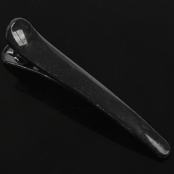 30 τμχ Μαύρο πλαστικό μονό πόδι DIY Κλιπ μαλλιών αλιγάτορας 3,1 ιντσών