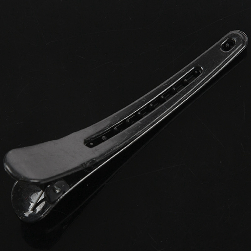 30 db fekete műanyag egyágú barkács frizura aligátor hajcsat 3,1 hüvelyk hosszú