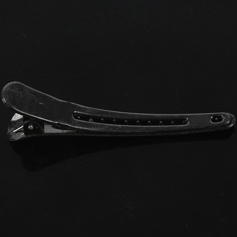 30 db fekete műanyag egyágú barkács frizura aligátor hajcsat 3,1 hüvelyk hosszú