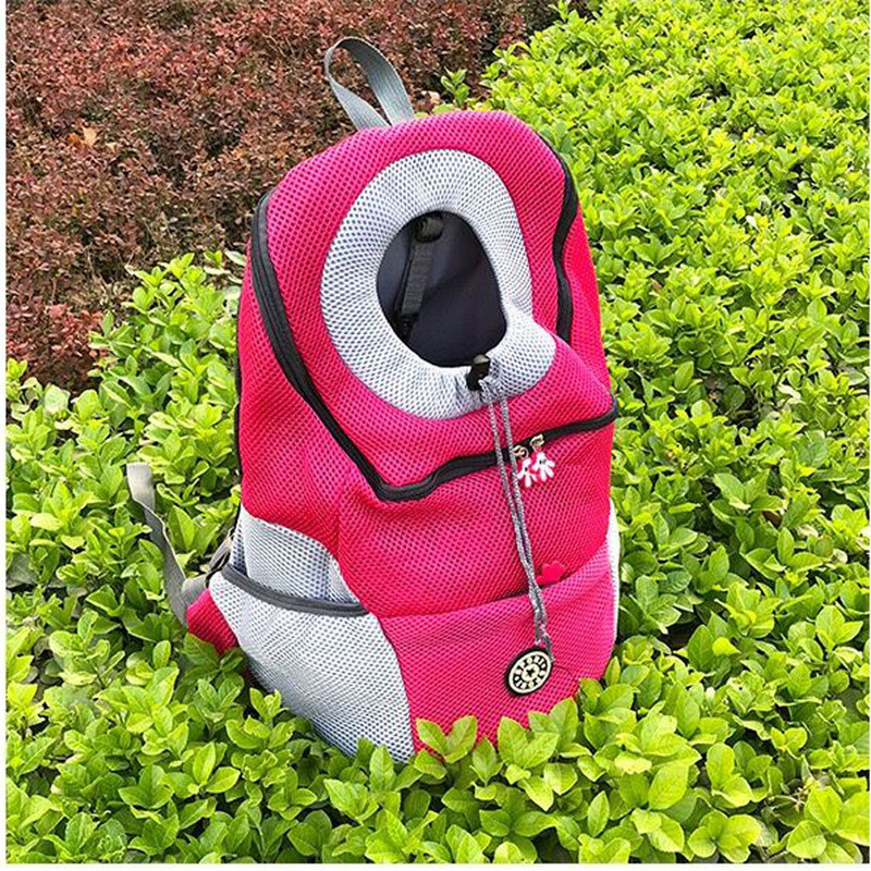 Uus kahe õlaga kaasaskantav reisiseljakott välitingimustes lemmikloomakoera kandekott Lemmiklooma koera esikott võrgust seljakoti pea