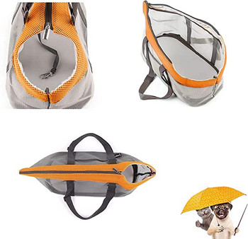 ID Pet Carrier Bag Портмоне за кучета, Cat Carrier Дамска чанта за домашни любимци Дишащ мрежест дизайн за малки кучета и котки, лека панорамна чанта за домашни любимци