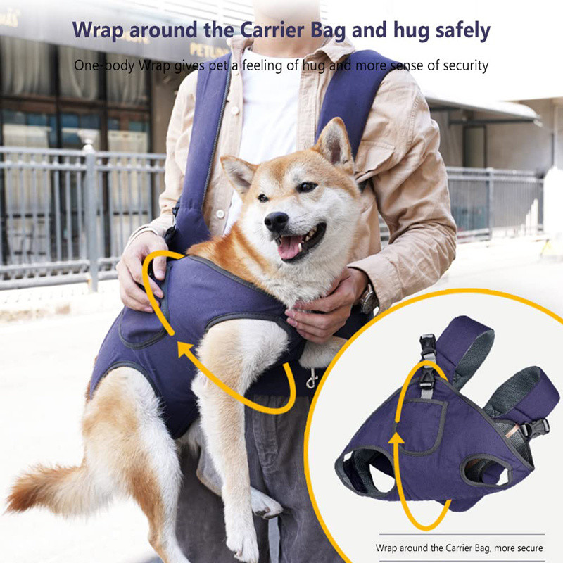 Benepaw kaasaskantav koera seljakott, reguleeritav õlarihm hingav tasku Jean lemmikloomahoidja väikestele keskmistele koertele kassidele