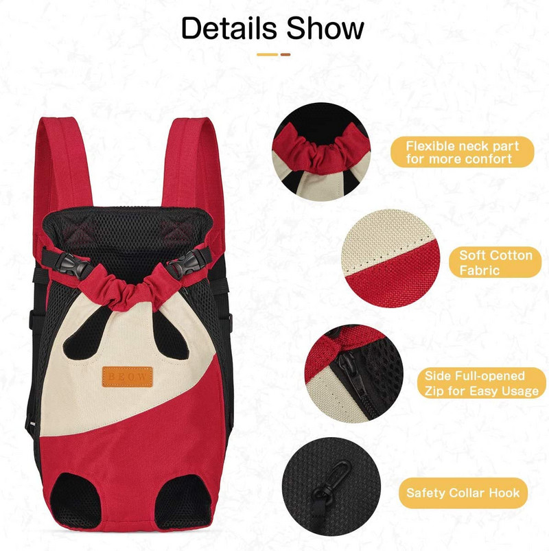 Hálós kisállat kutyahordozó állítható hátizsák, légáteresztő kültéri utazási termékek táskák kis kutya macskákhoz Chihuahua kisállat hátizsák