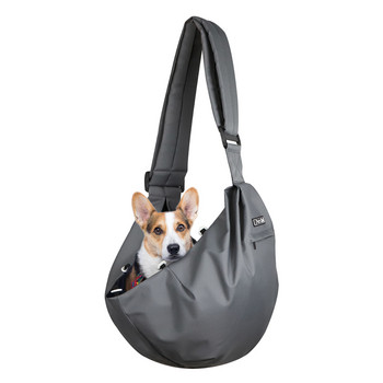 Τσάντα μεταφοράς με σφεντόνα κατοικίδιων ζώων Dog Cat Portable Outdoor Shoulder Messenger Bag Puppy Kitten Μεγάλης χωρητικότητας τσάντα μεταφοράς σκύλου